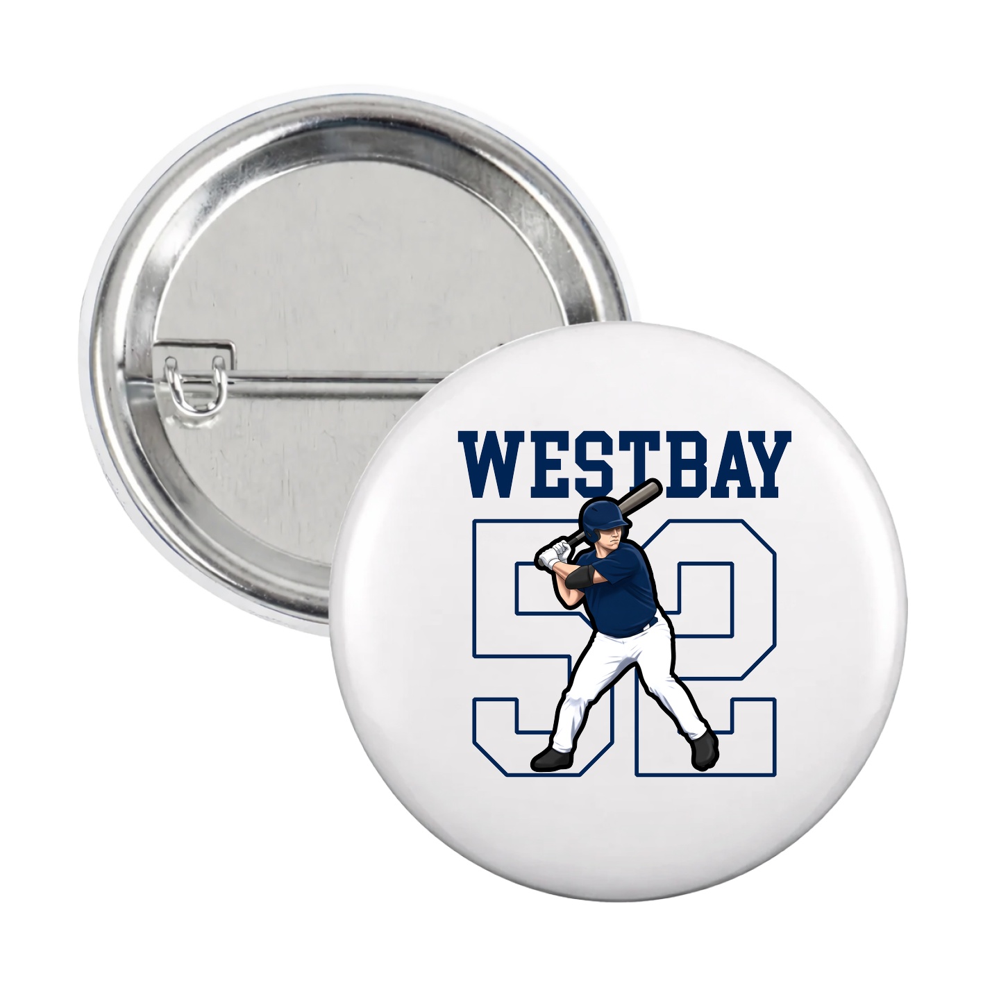 Game Day Button — Shirsey in White