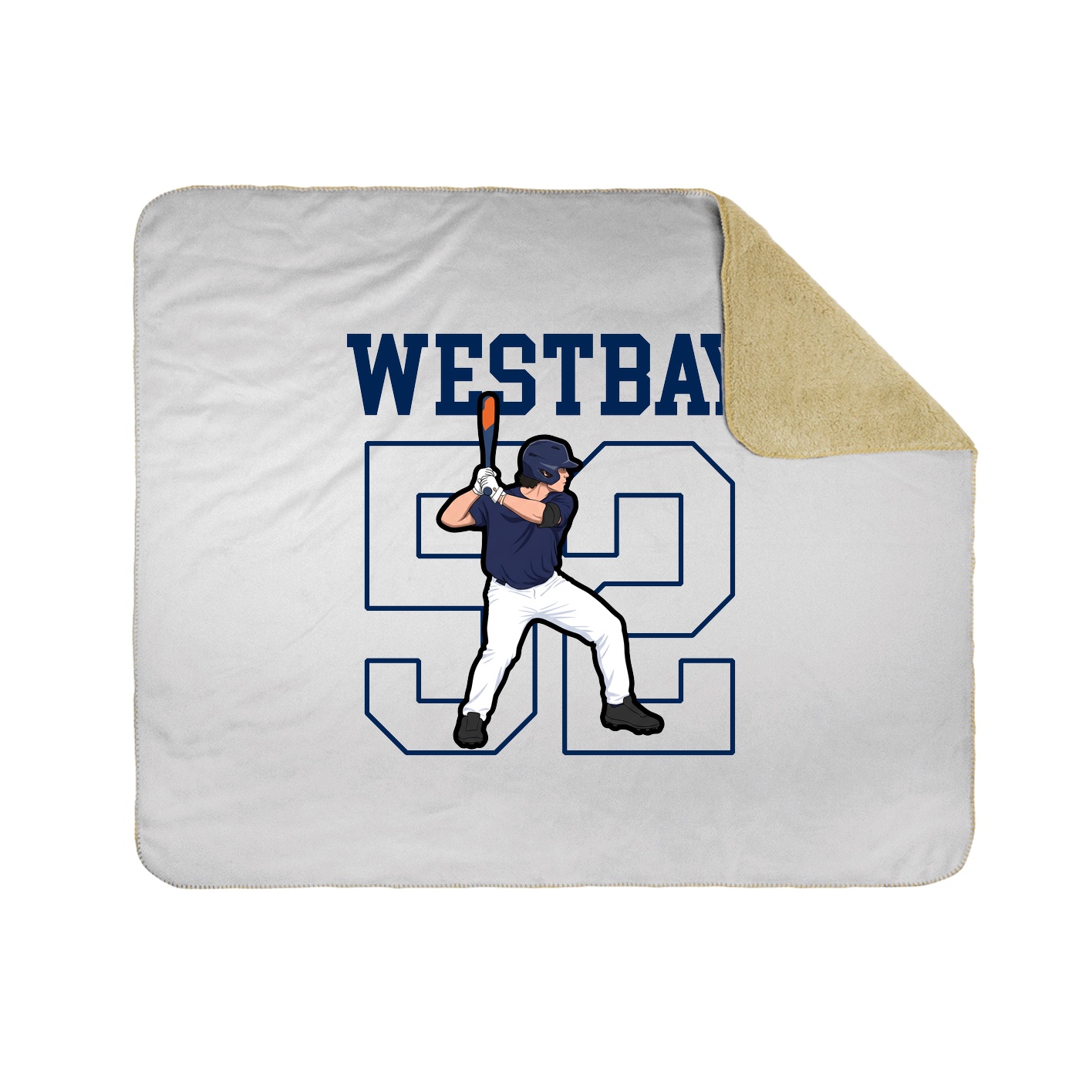 50x60 Sherpa Lined Throw Blanket