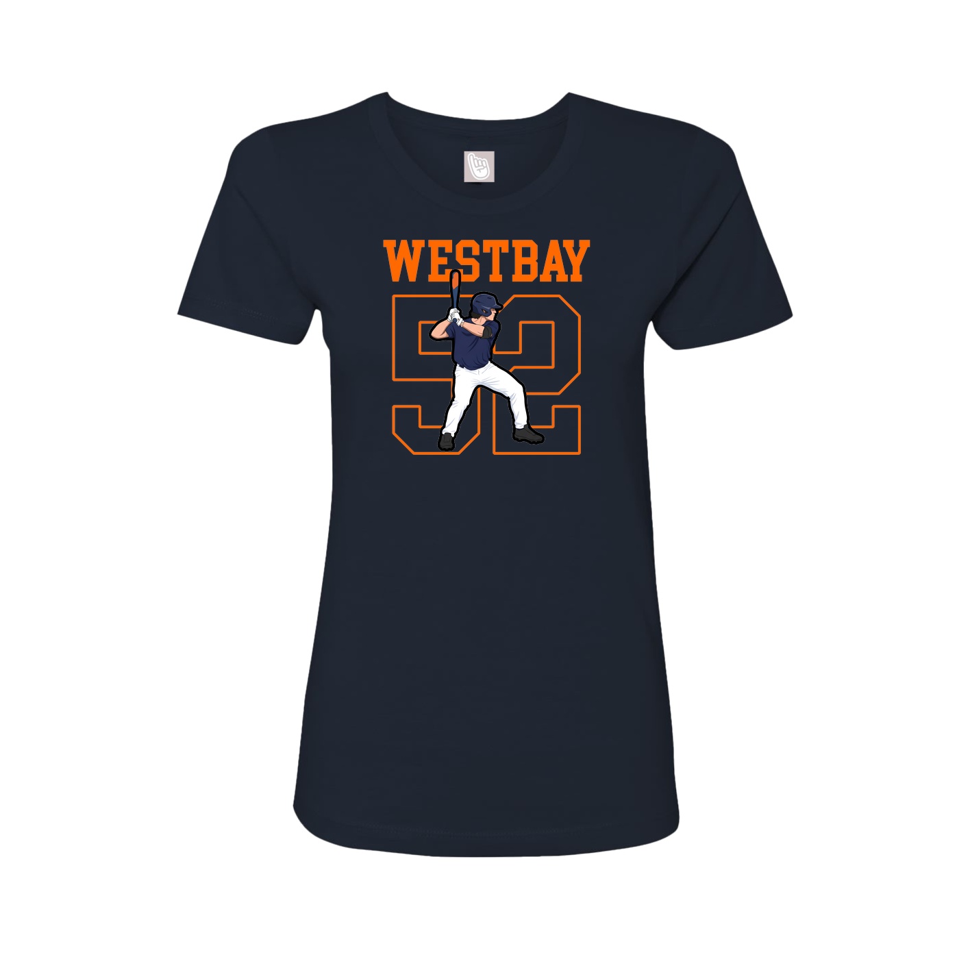 Fitted Women's Tee — Shirsey in Navy