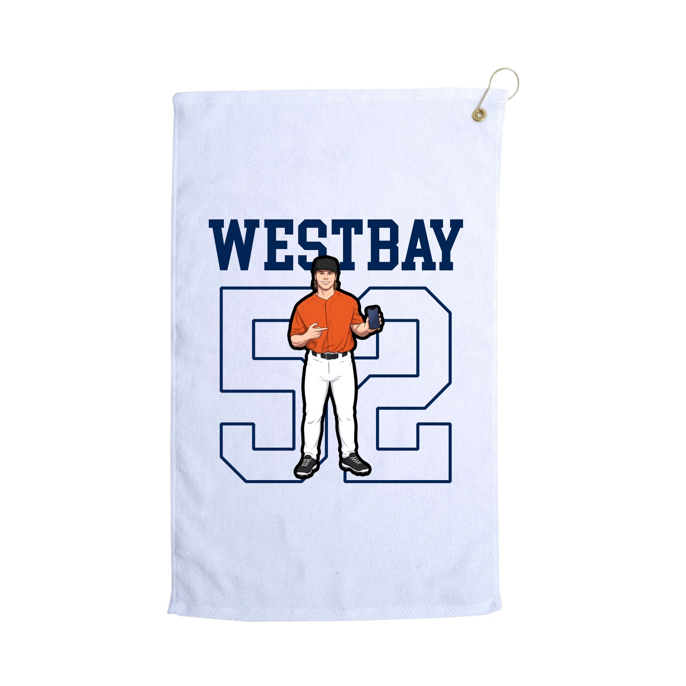 Golf Towel — Shirsey in White