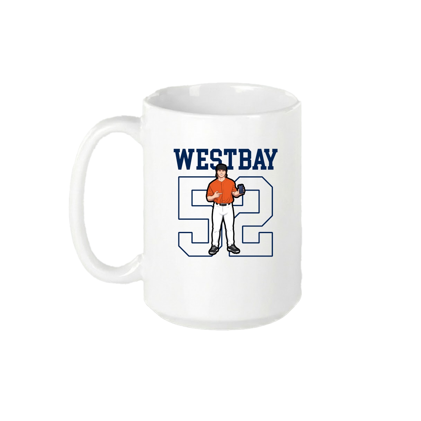 15oz Coffee Mug — Shirsey in White