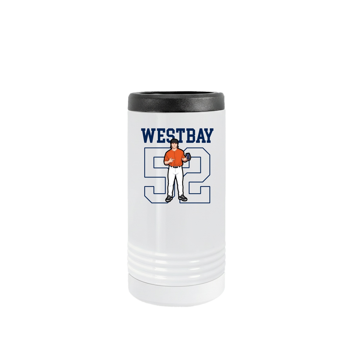 Slim Beverage Holder — Shirsey in White