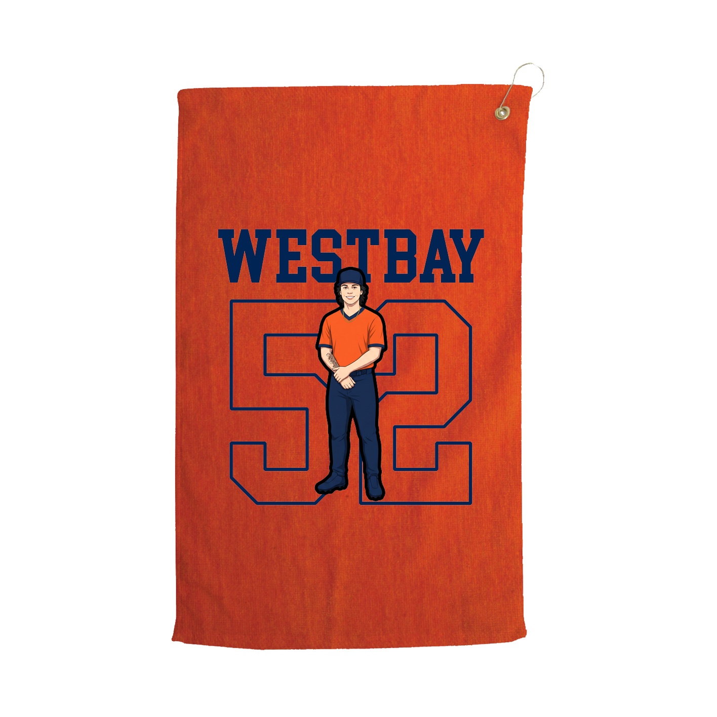 Golf Towel — Shirsey in Orange