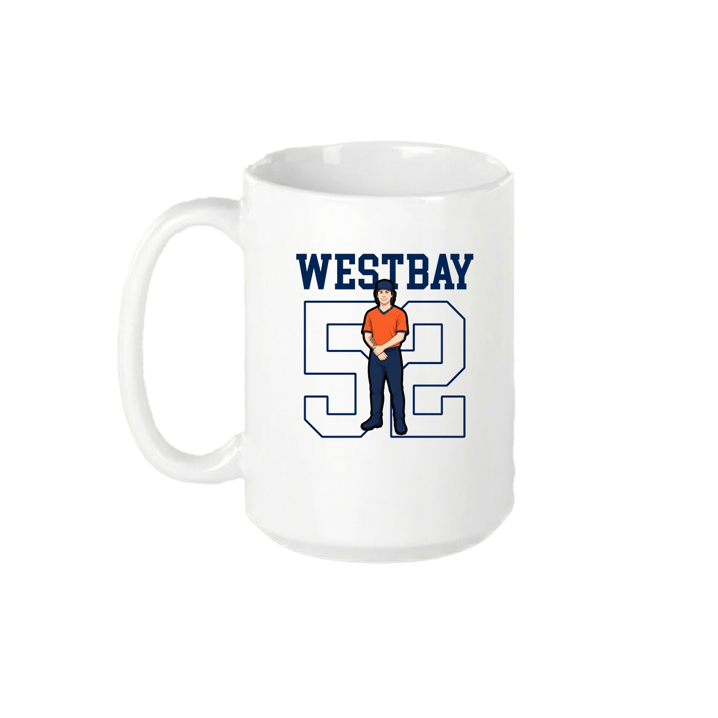 15oz Coffee Mug — Shirsey in White