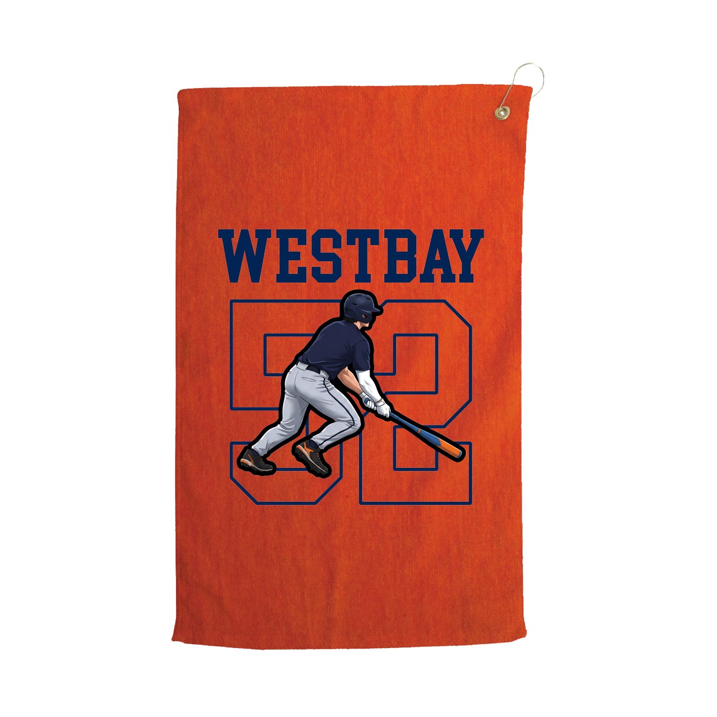 Golf Towel — Shirsey in Orange
