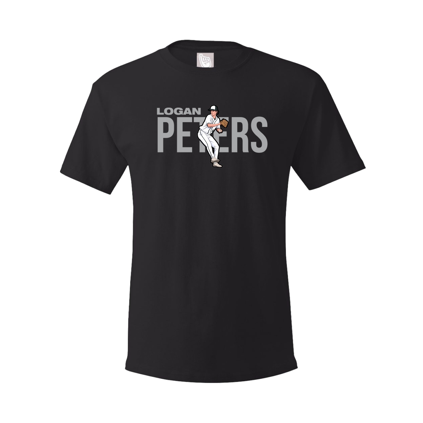 Youth Tee — Player Name in Black