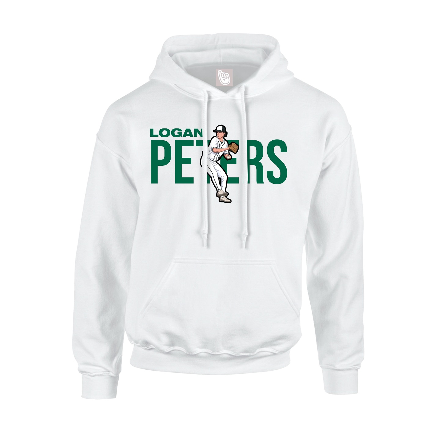Hoodie — Player Name in White