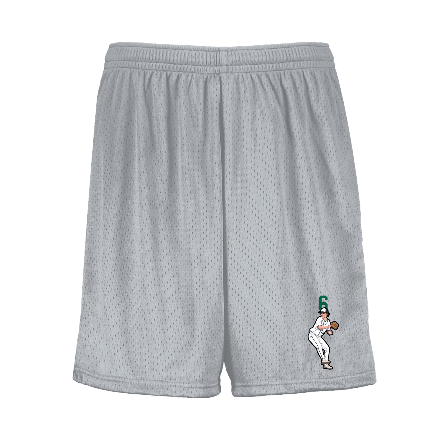 Shorts — Number Top in Silver
