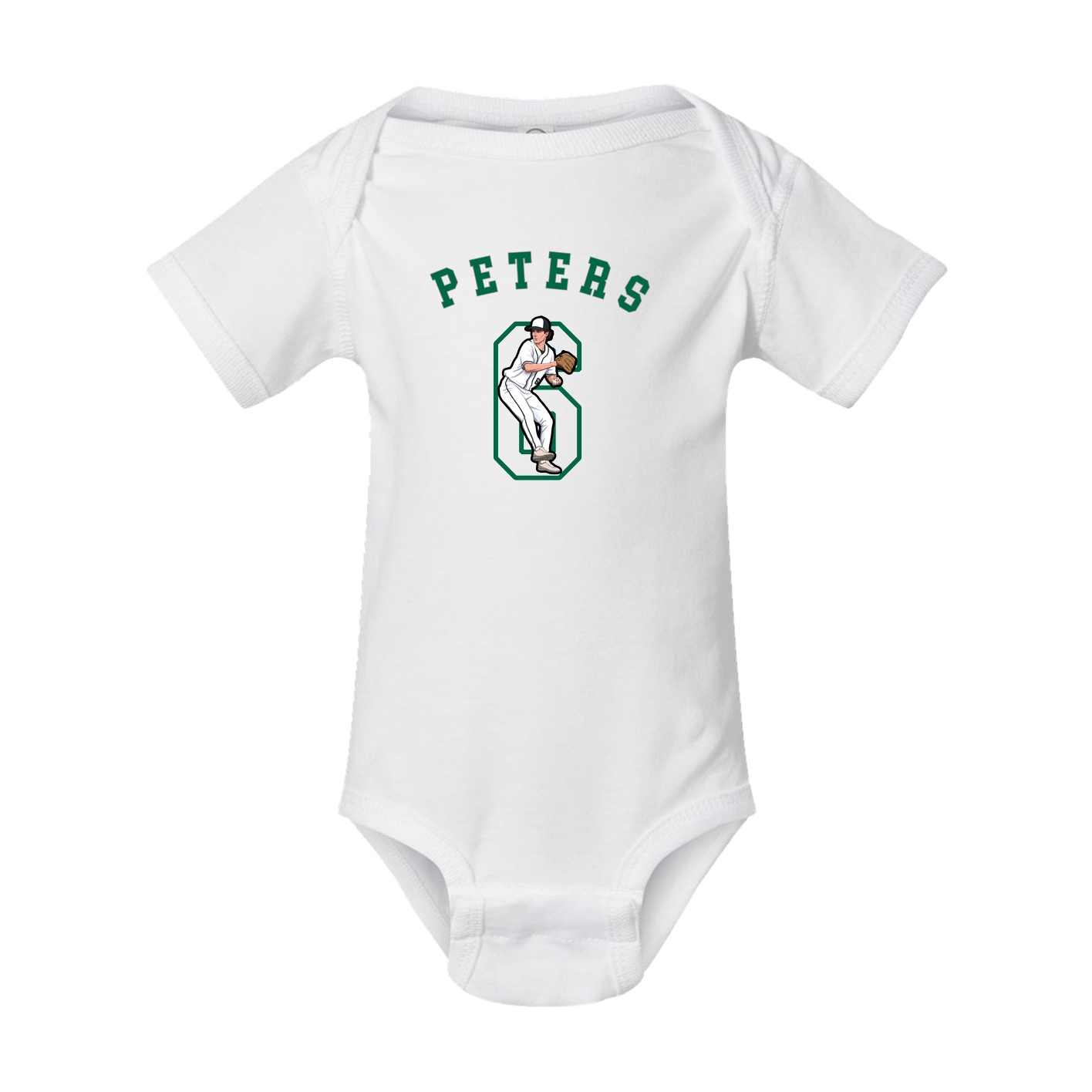 Baby Onesie — Shirsey Arch in White