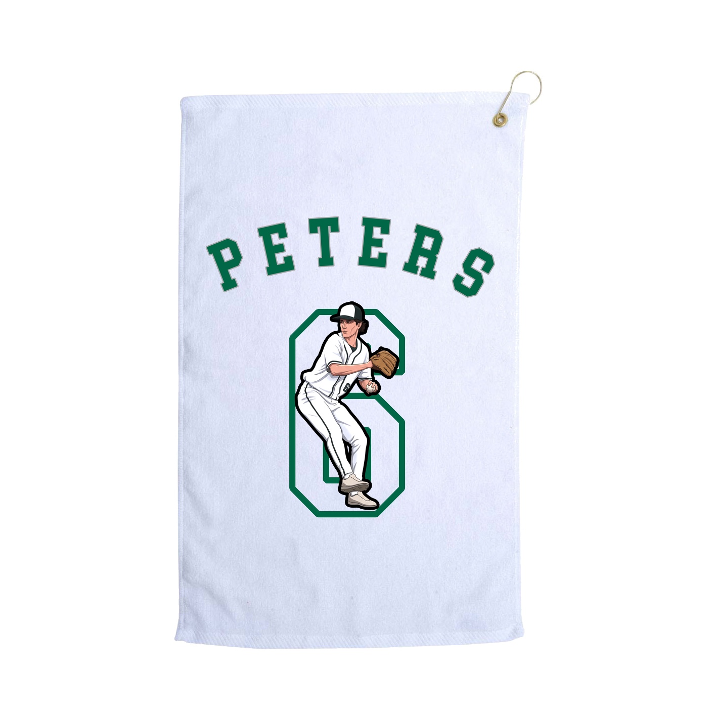 Golf Towel — Shirsey Arch in White