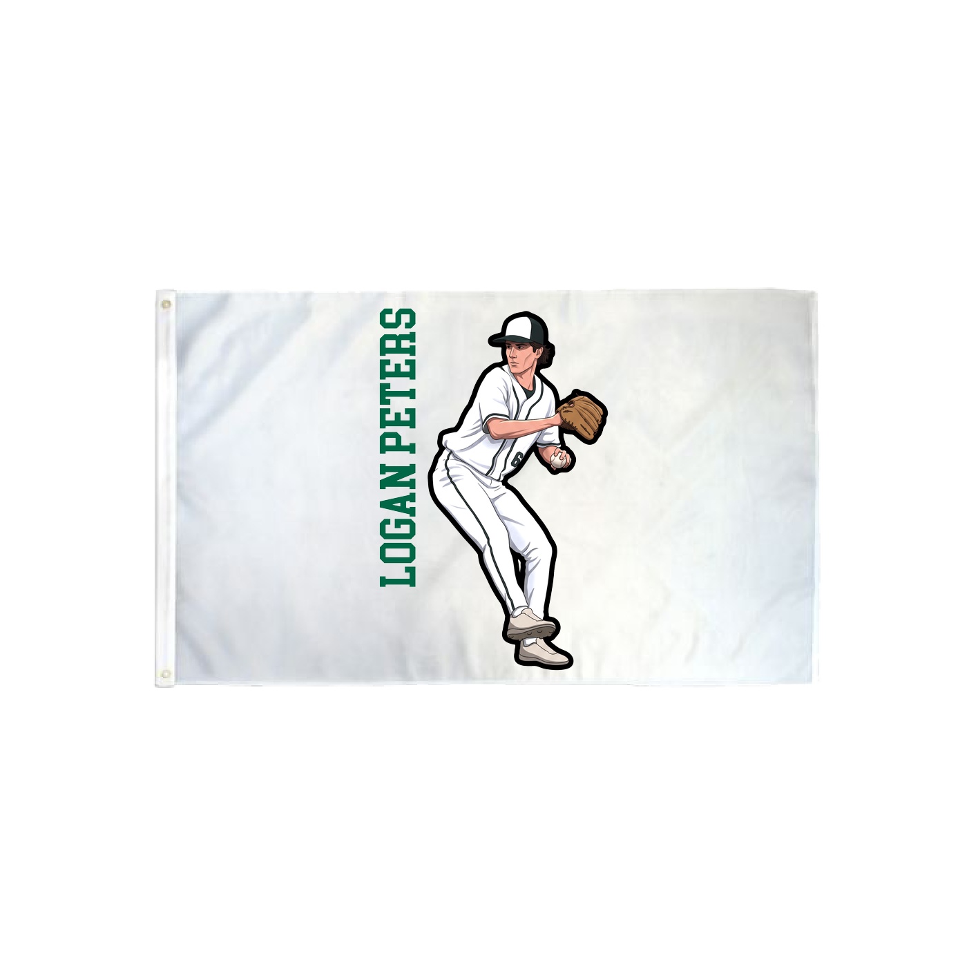 3x5 Flag — Name Vertical in Classic