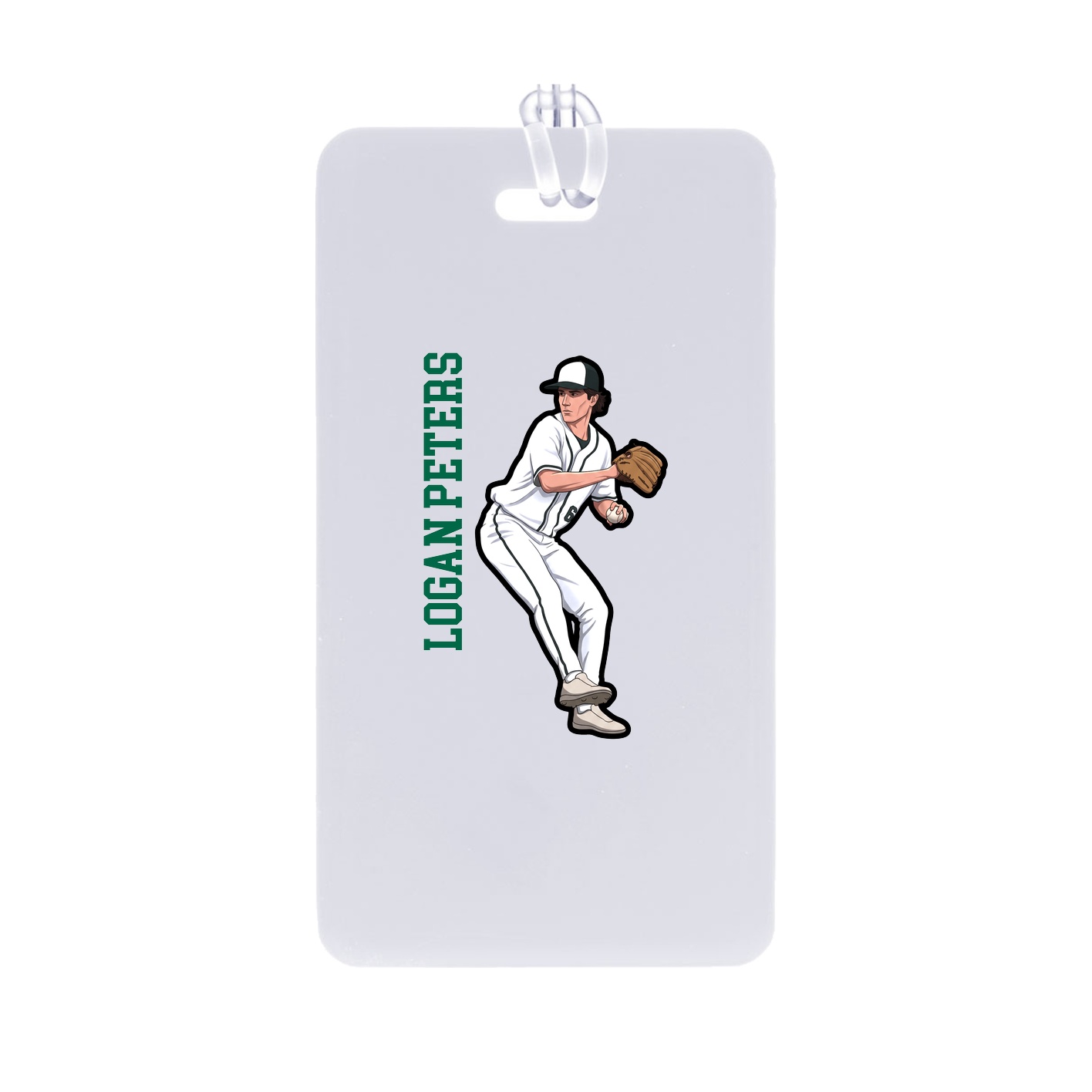 Bag Tag — Name Vertical in Classic