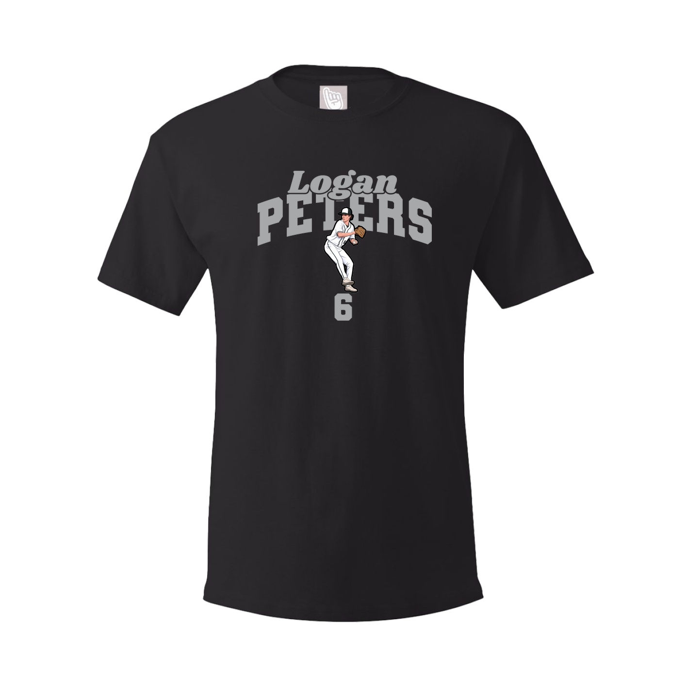Youth Tee — Signature Arch in Black