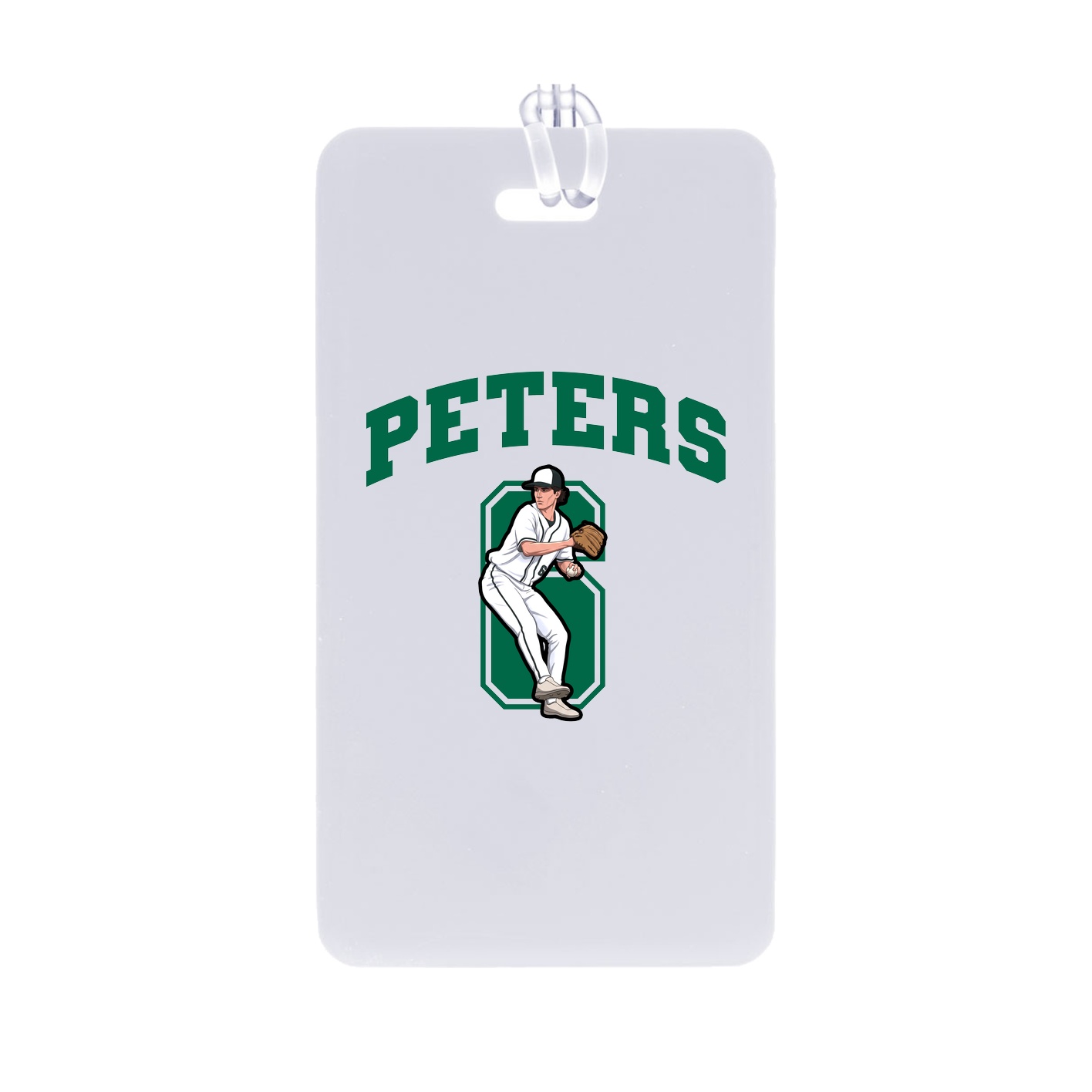 Bag Tag — Number in Classic