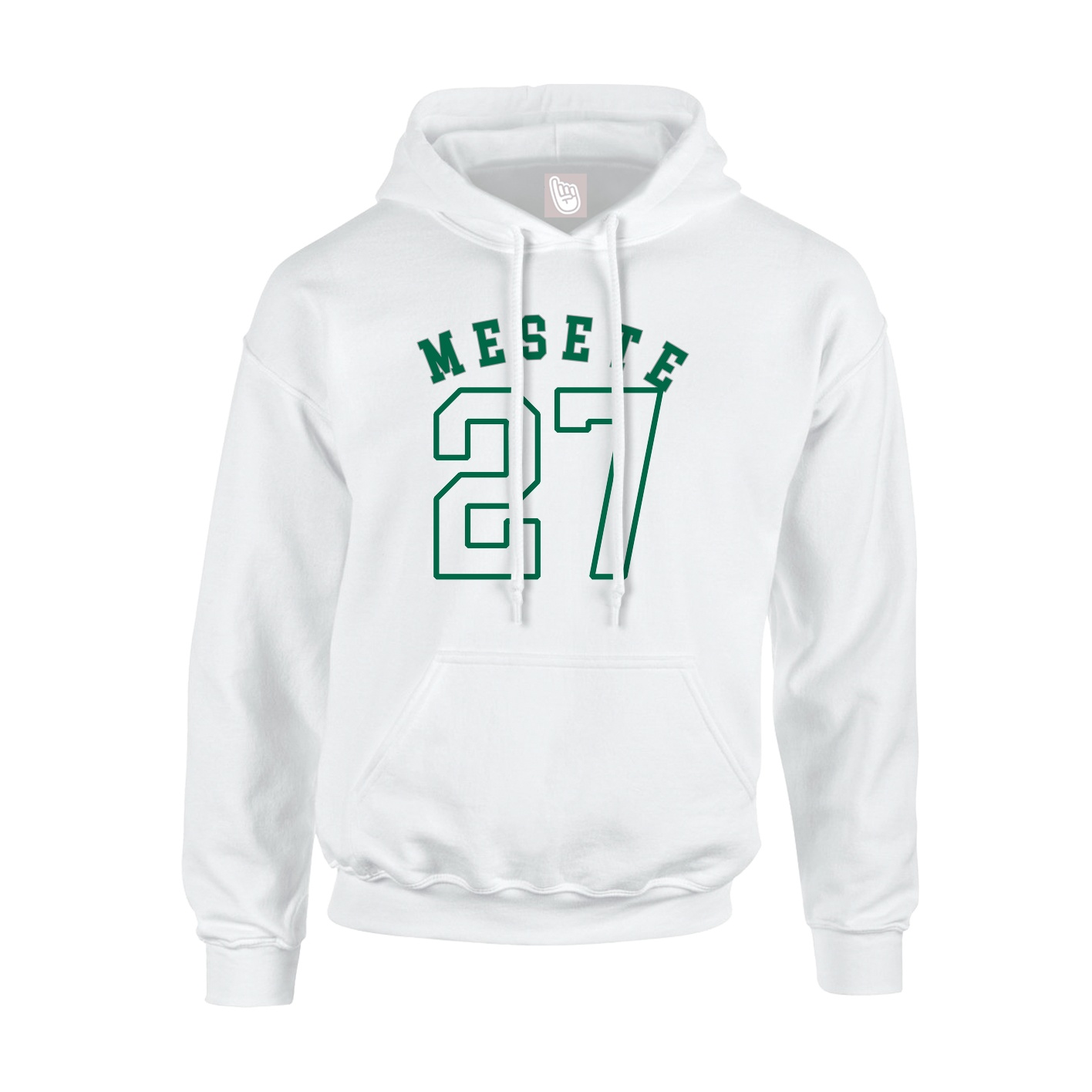 Youth Hoodie — Shirsey Arch in White