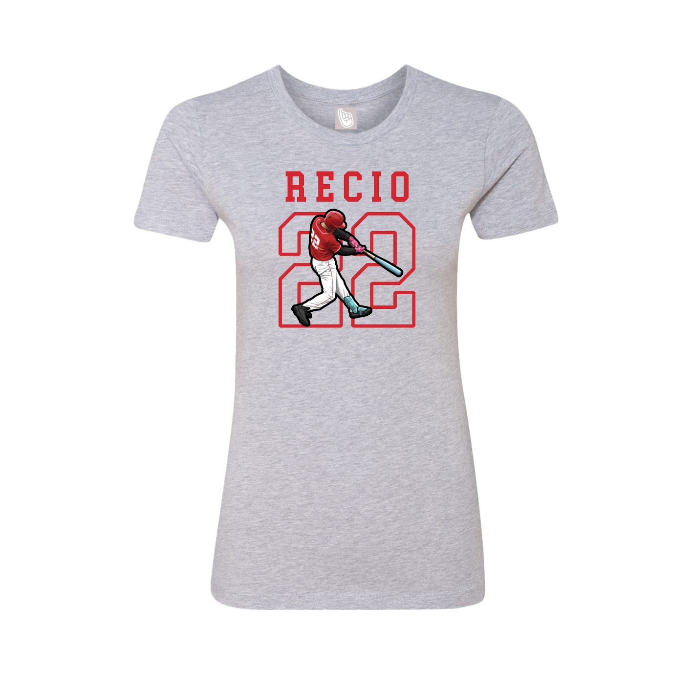 Fitted Women's Tee — Shirsey in Grey