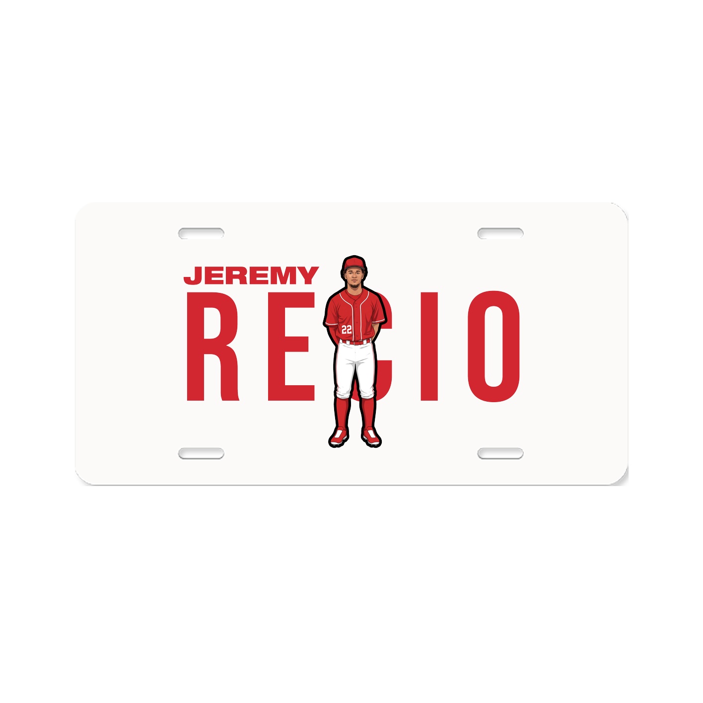 License Plate — Player Name in Classic