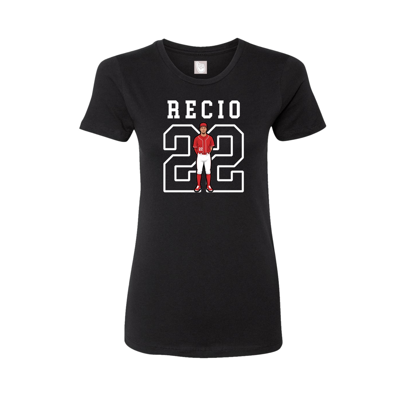 Fitted Women's Tee — Shirsey in Black