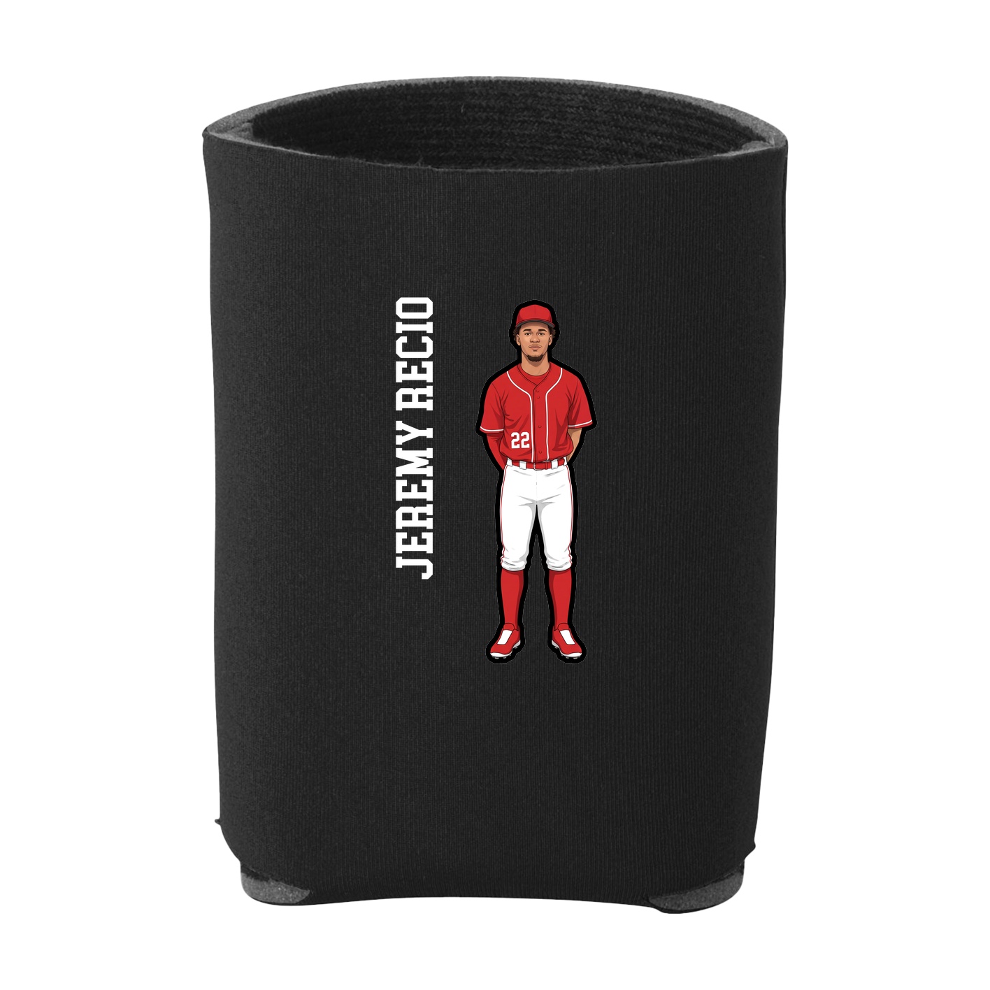 Can Holder — Name Vertical in Black
