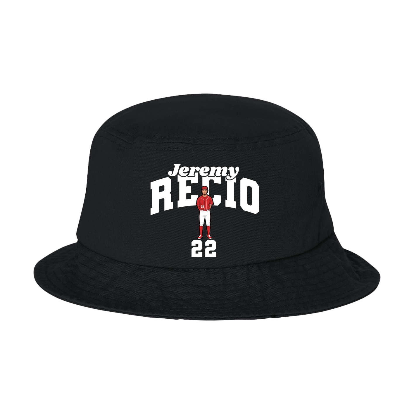 Bucket Cap — Signature Arch in Black
