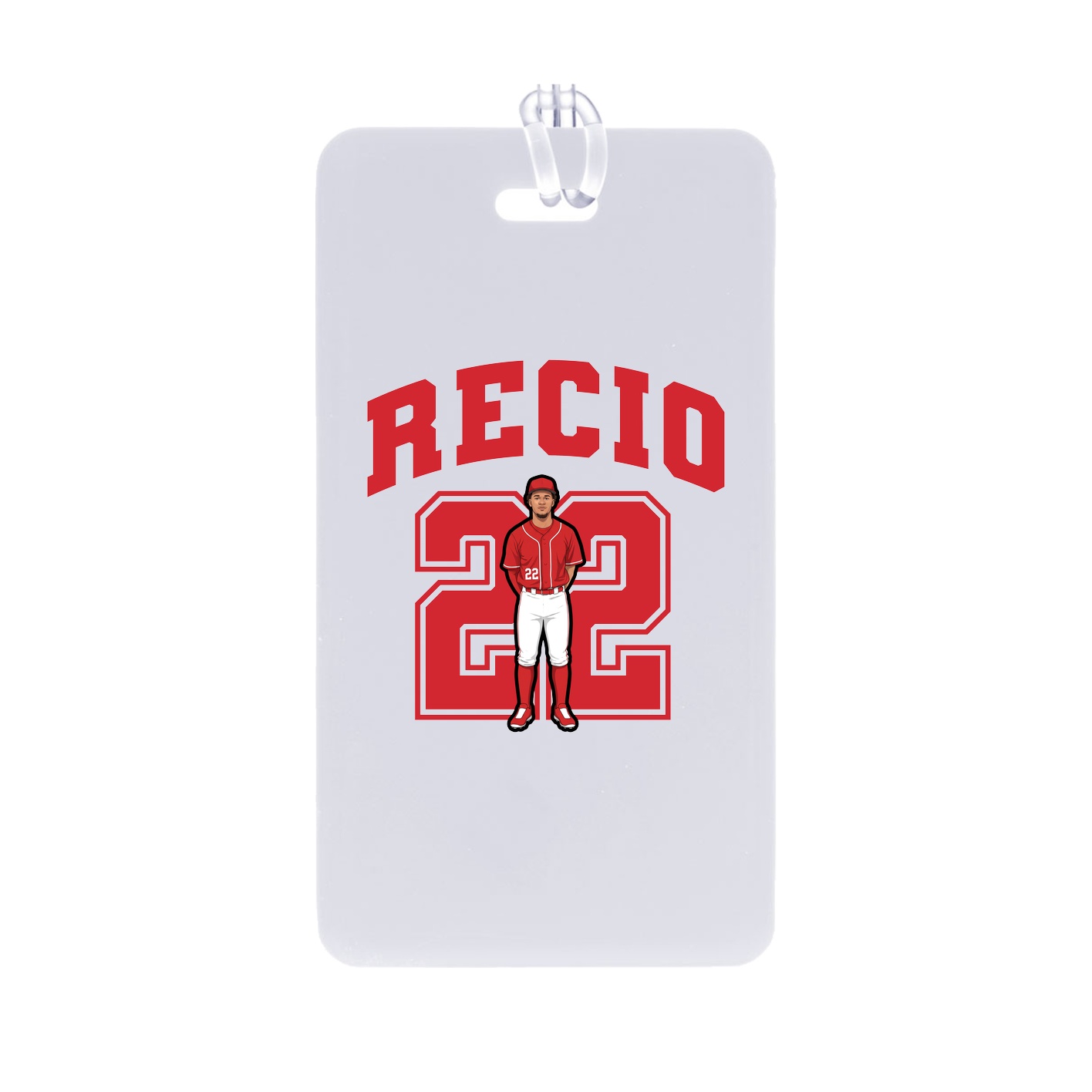 Bag Tag — Number in Classic