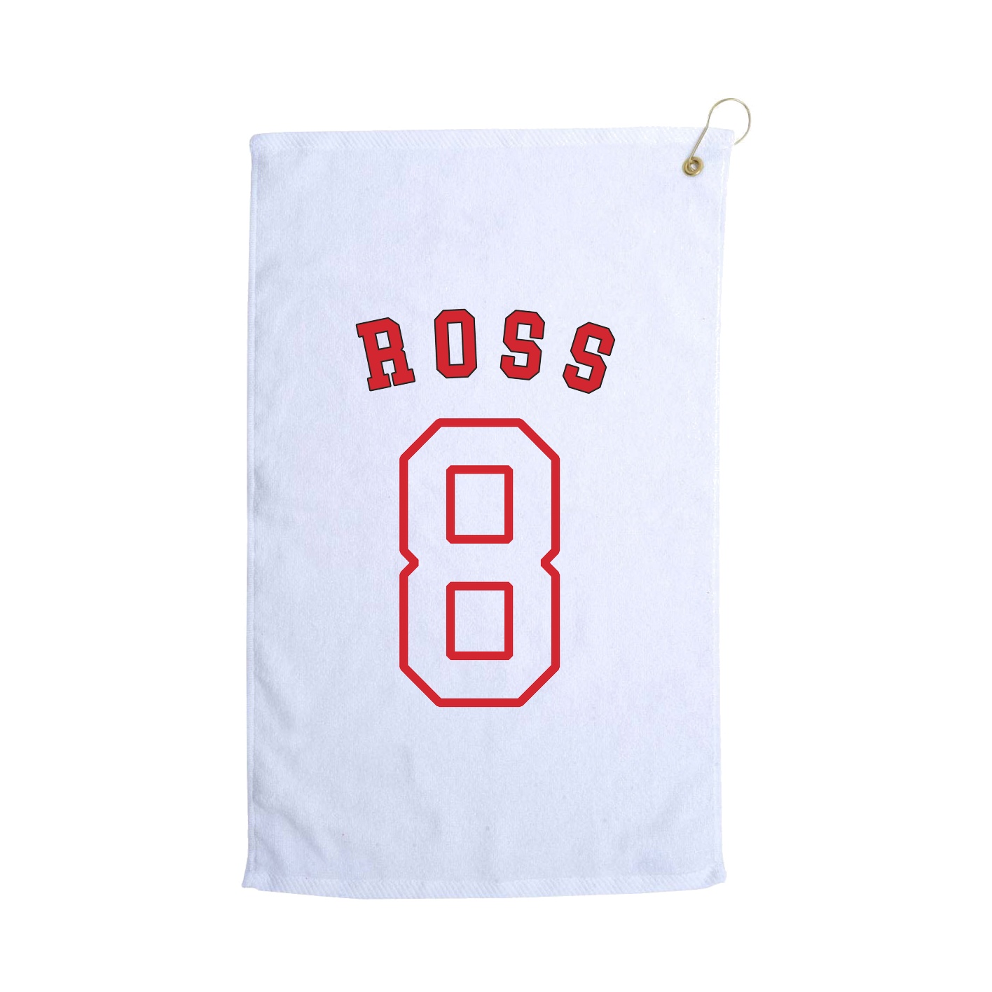 Golf Towel — Shirsey Arch in White