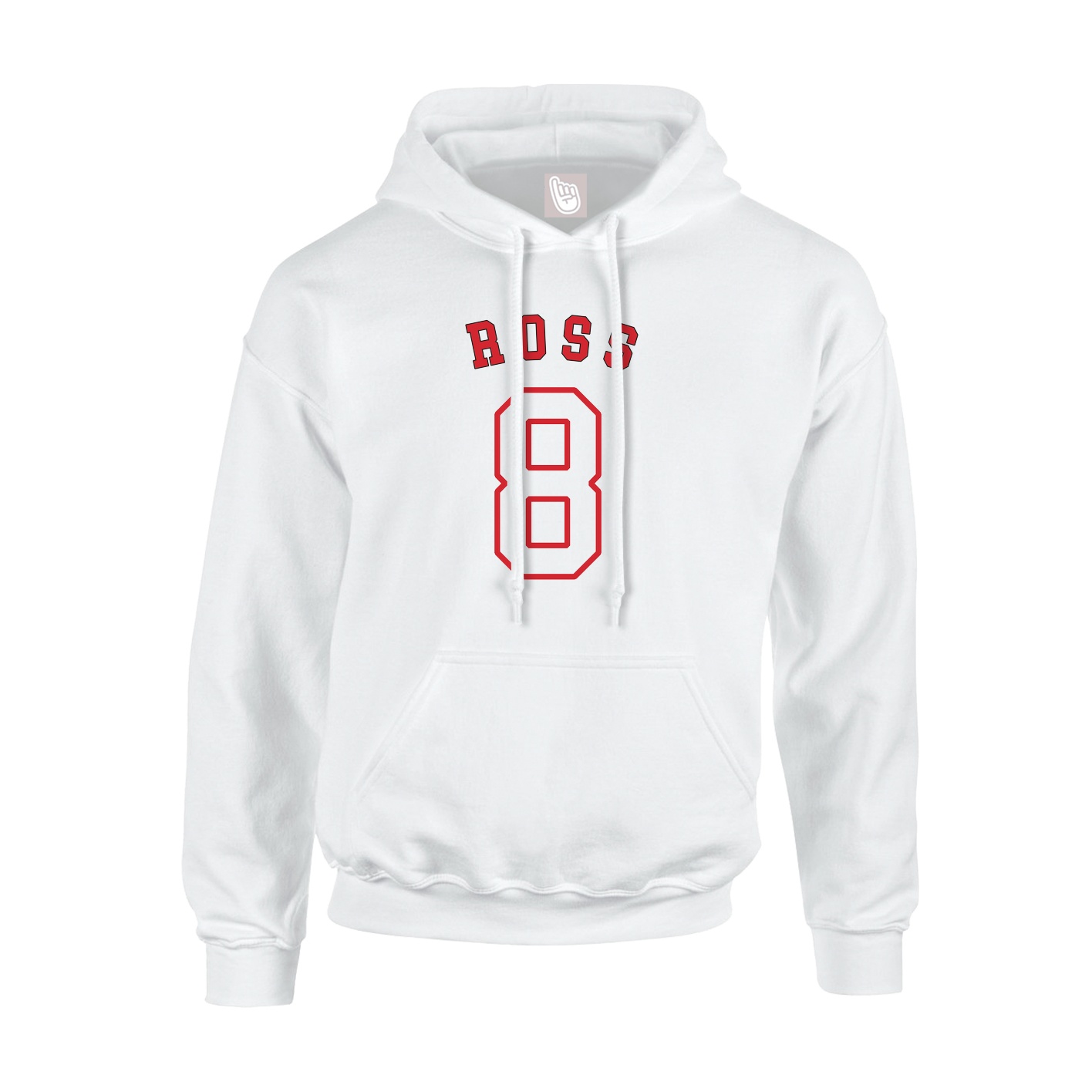 Youth Hoodie — Shirsey Arch in White