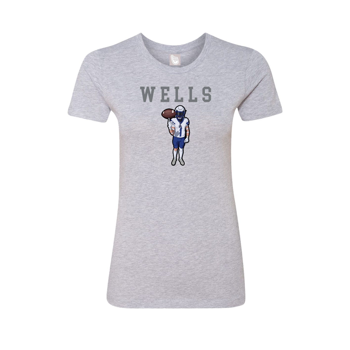 Fitted Women's Tee — Shirsey in Grey