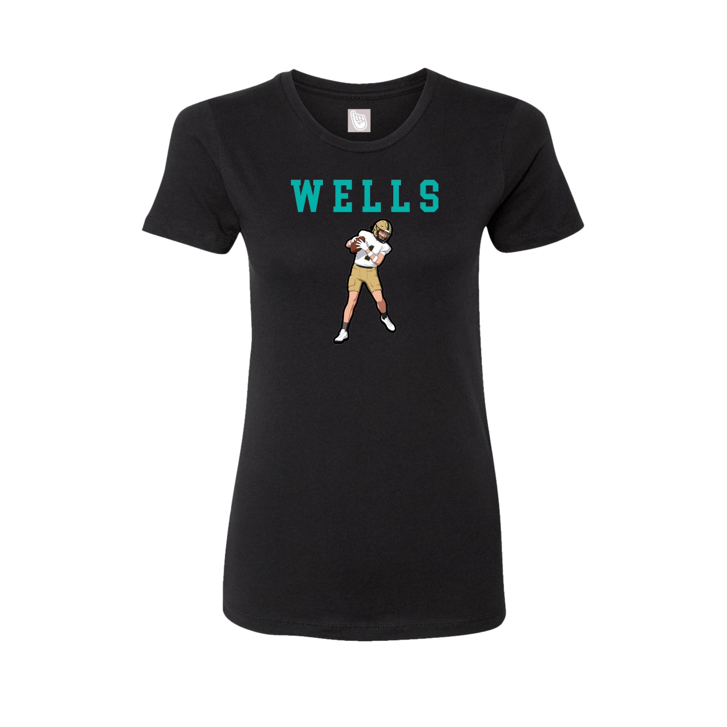 Fitted Women's Tee — Shirsey in Black
