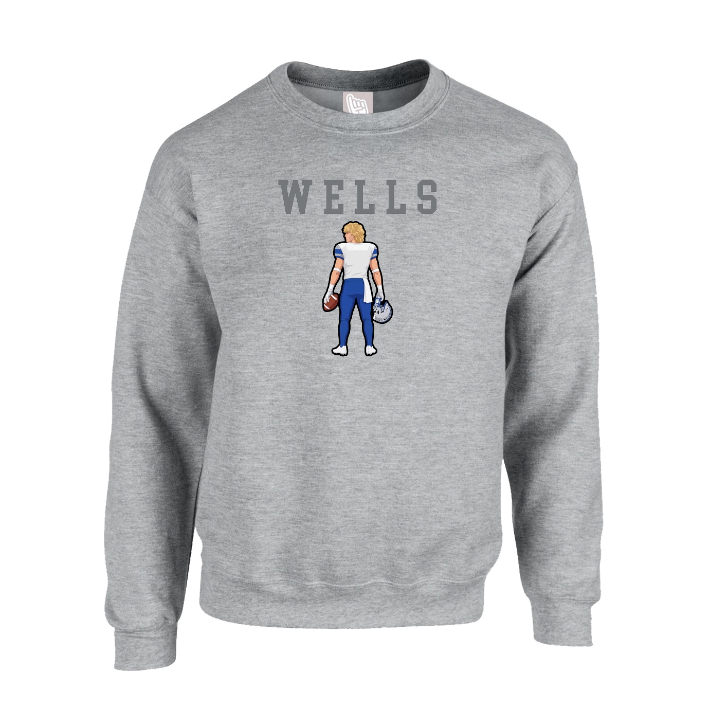 Fleece Crew — Shirsey in Grey