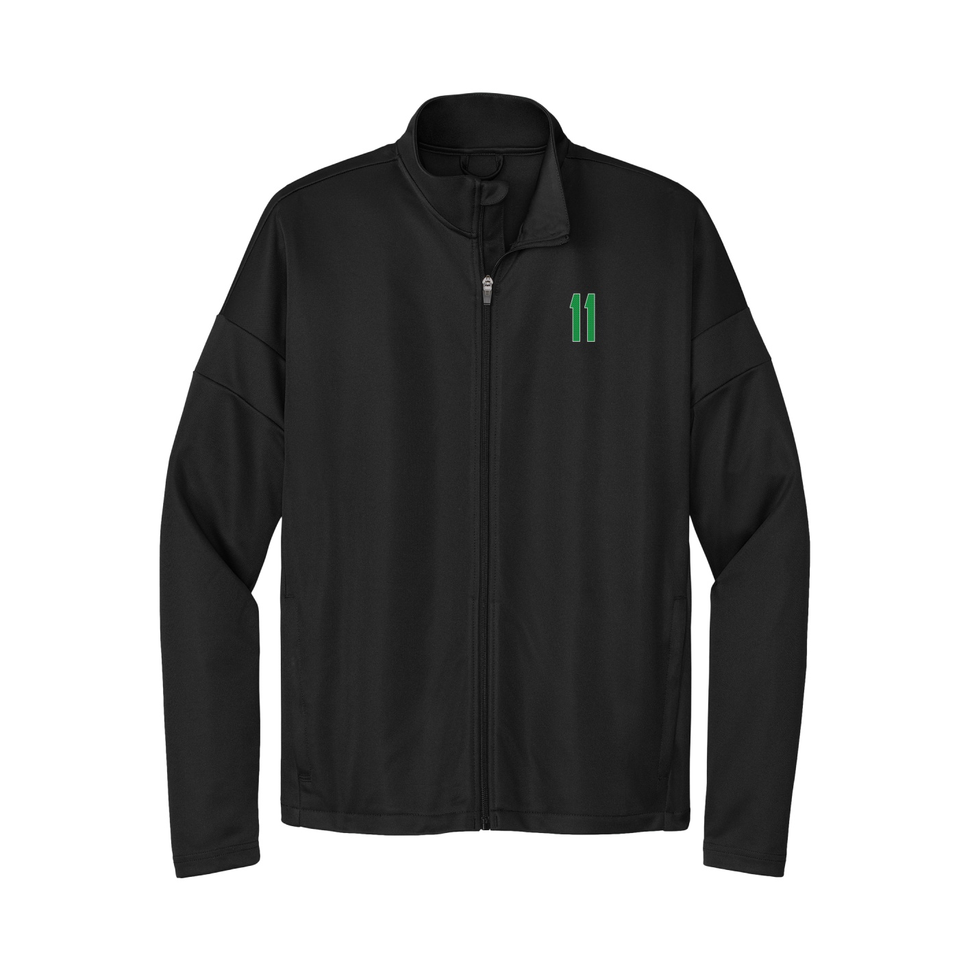 Team Travel Full-Zip Jacket — Front Shirsy in Black