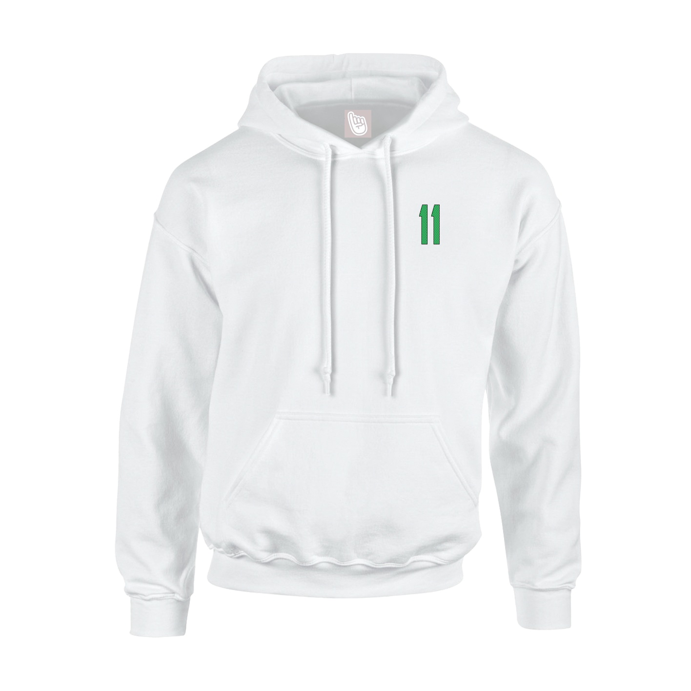 Youth Hoodie — Front Shirsy in White