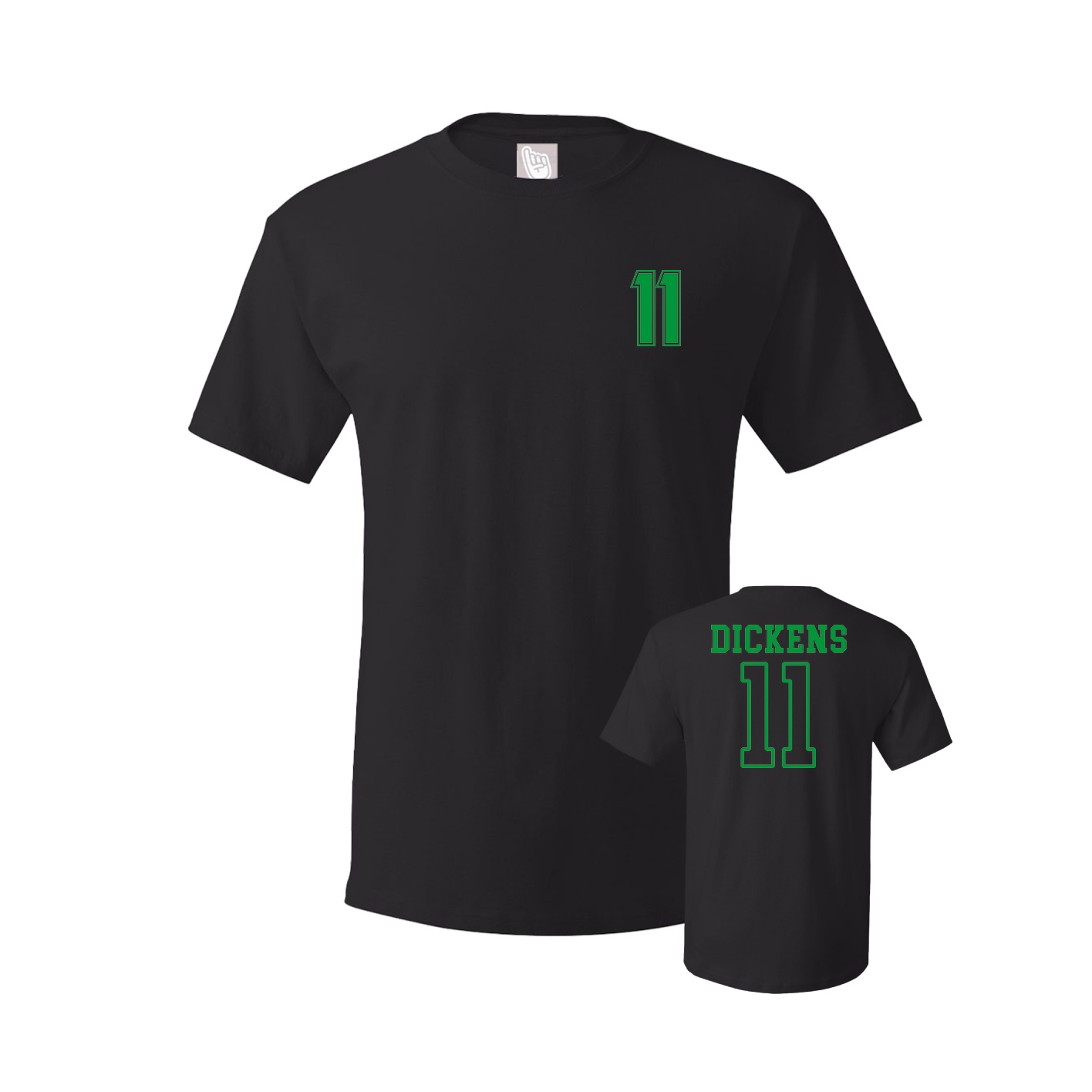 Youth Tee — Chest Back in Black