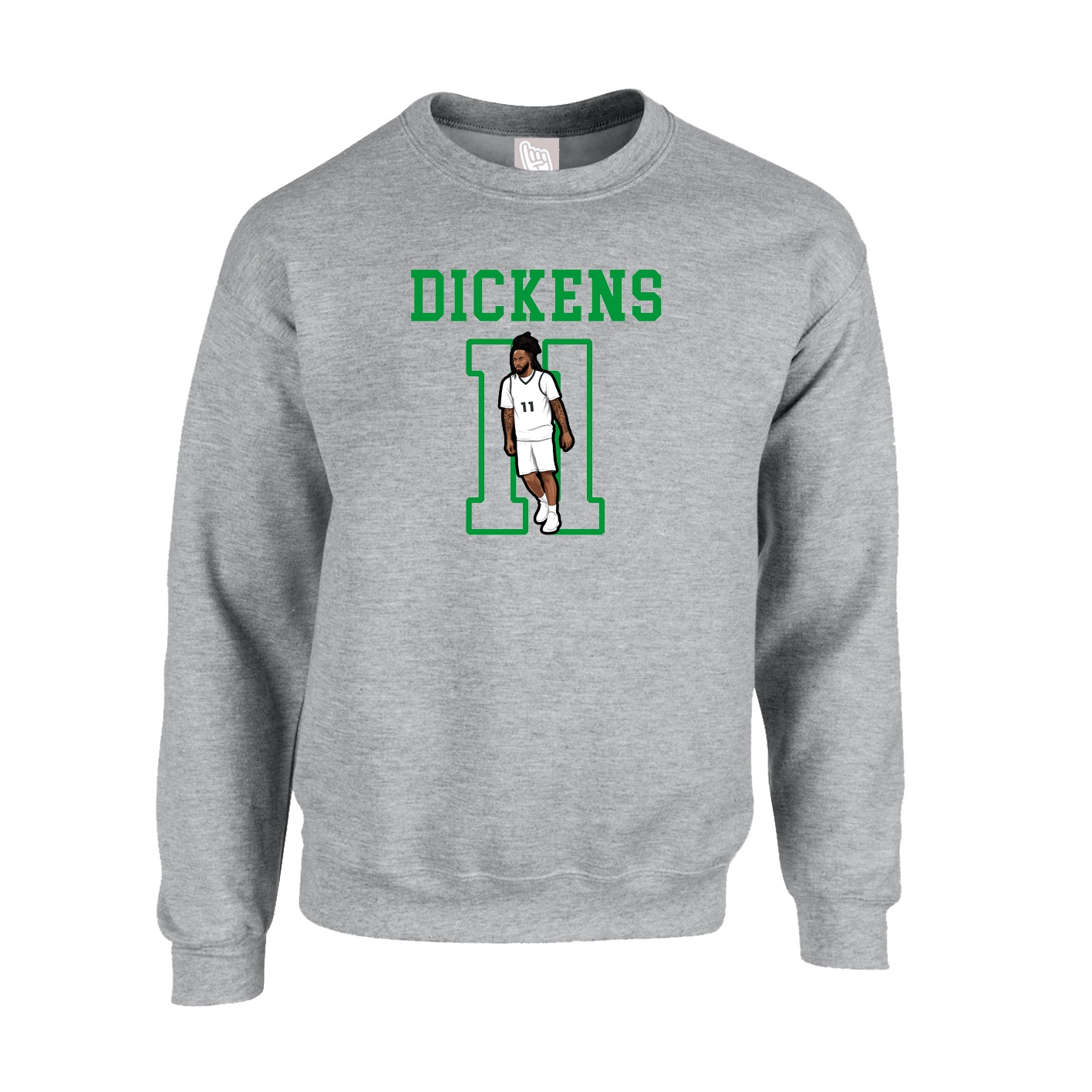 Fleece Crew — Shirsey in Grey