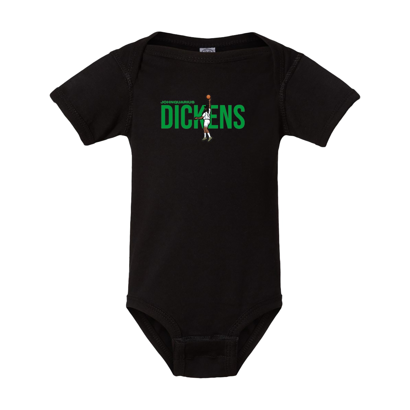 Baby Onesie — Player Name in Black