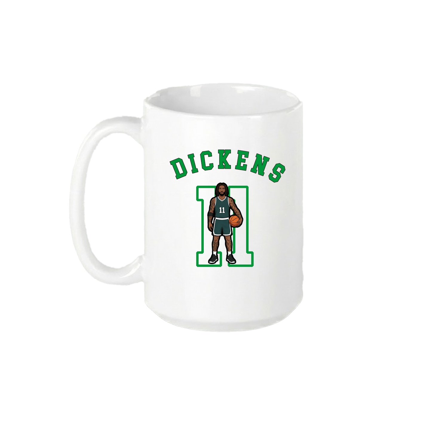 15oz Coffee Mug — Shirsey Arch in White