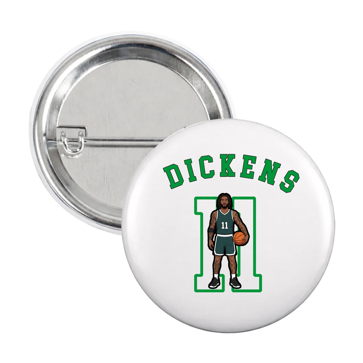 Game Day Button — Shirsey Arch in White
