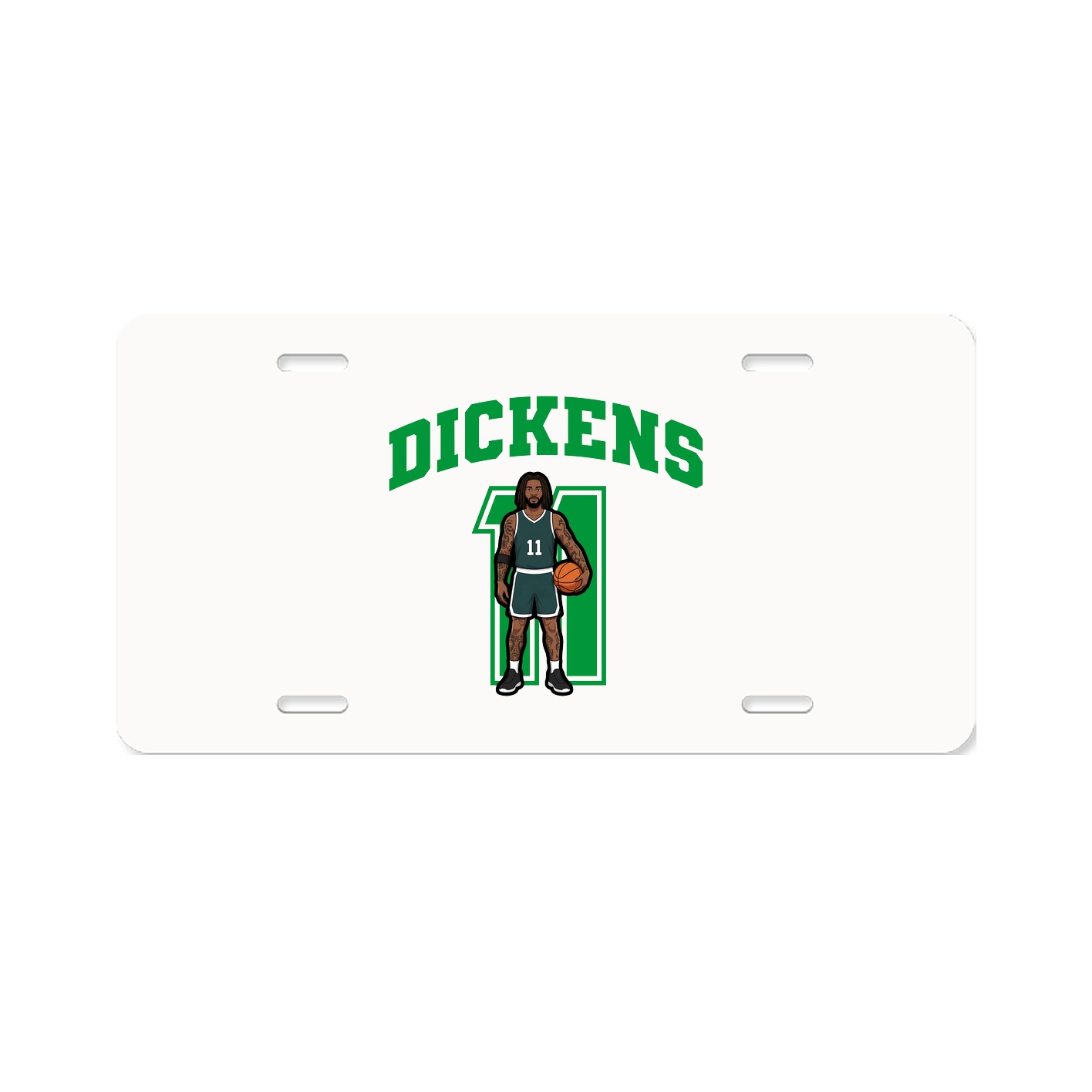 License Plate — Number in Classic