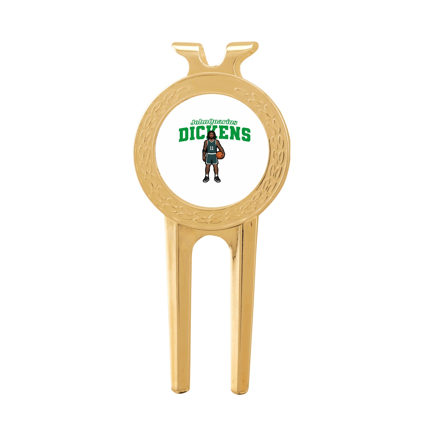 Divot Tool with Ball Marker — Name Arch in Classic
