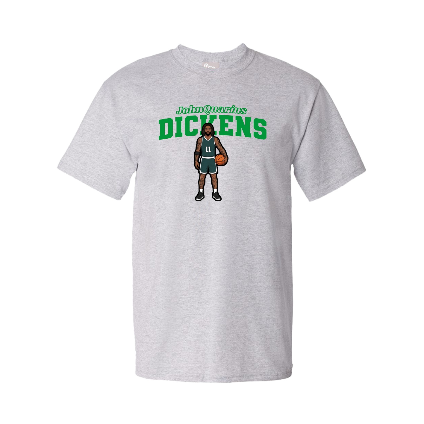 Tee — Name Arch in Grey