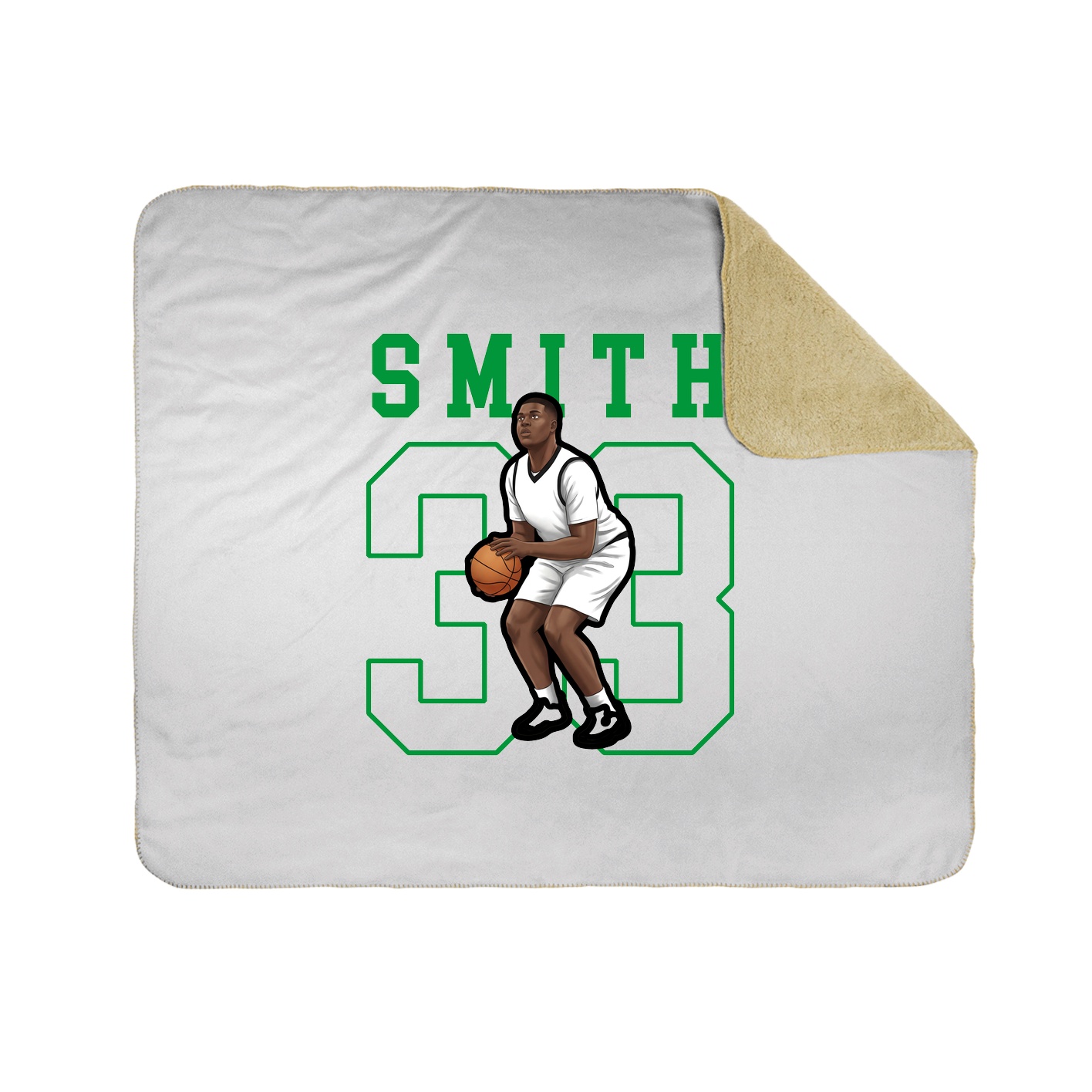 Throw Blanket — Shirsey in White