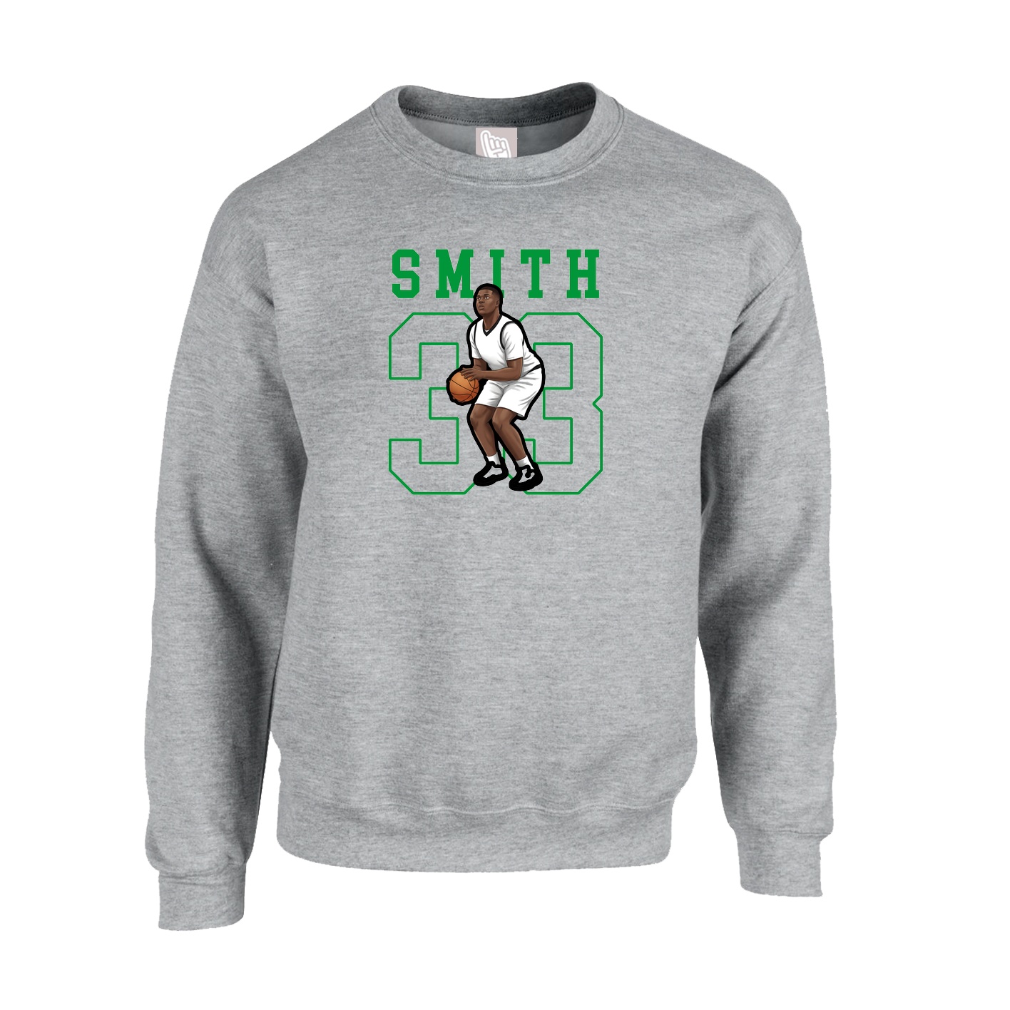 Fleece Crew — Shirsey in Grey