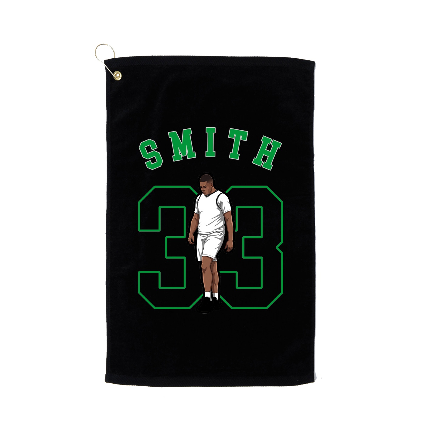 Golf Towel — Shirsey Arch in Black