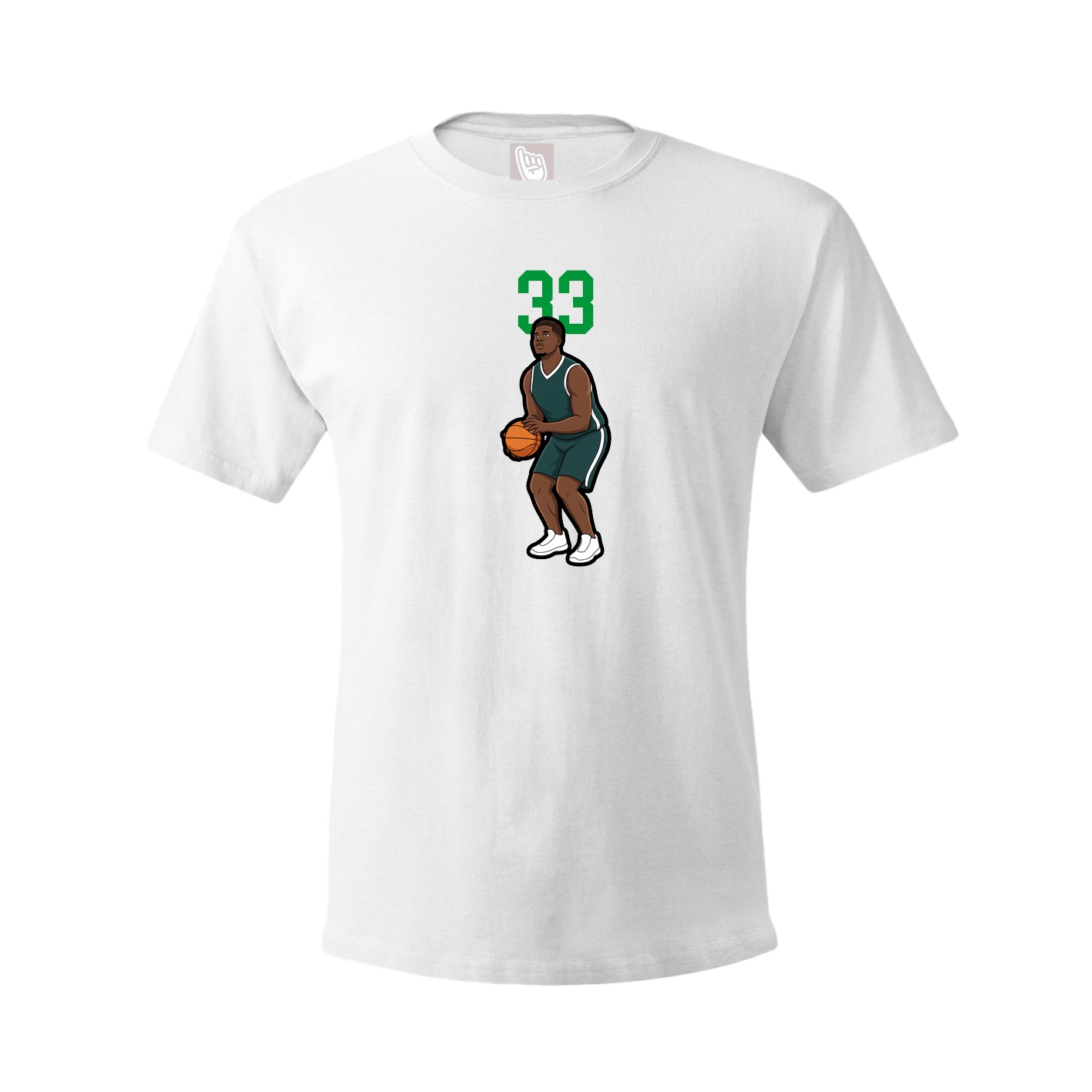 Tee — Number Top in White