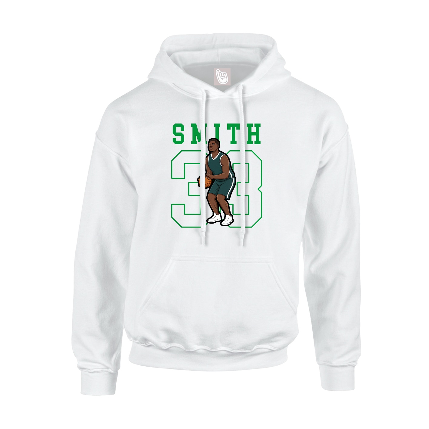 Hoodie — Shirsey in White