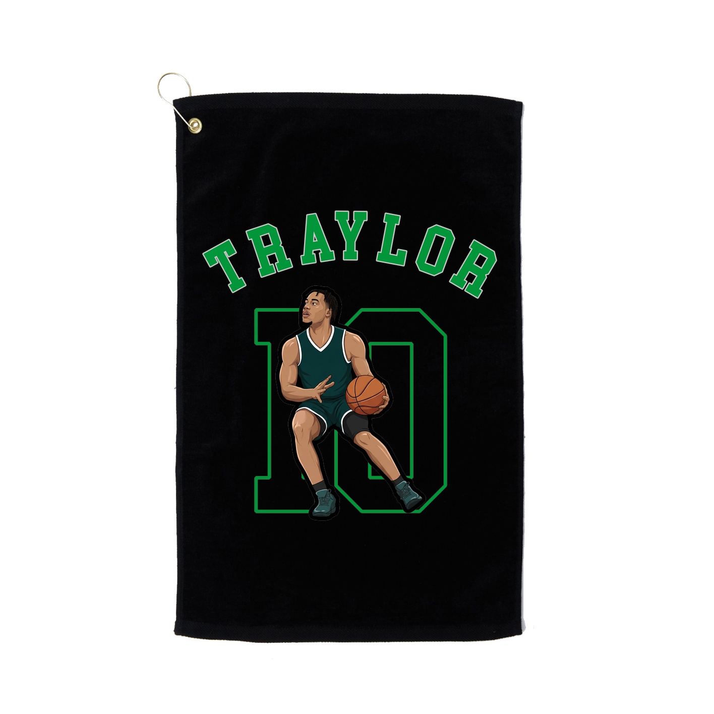 Golf Towel — Shirsey Arch in Black