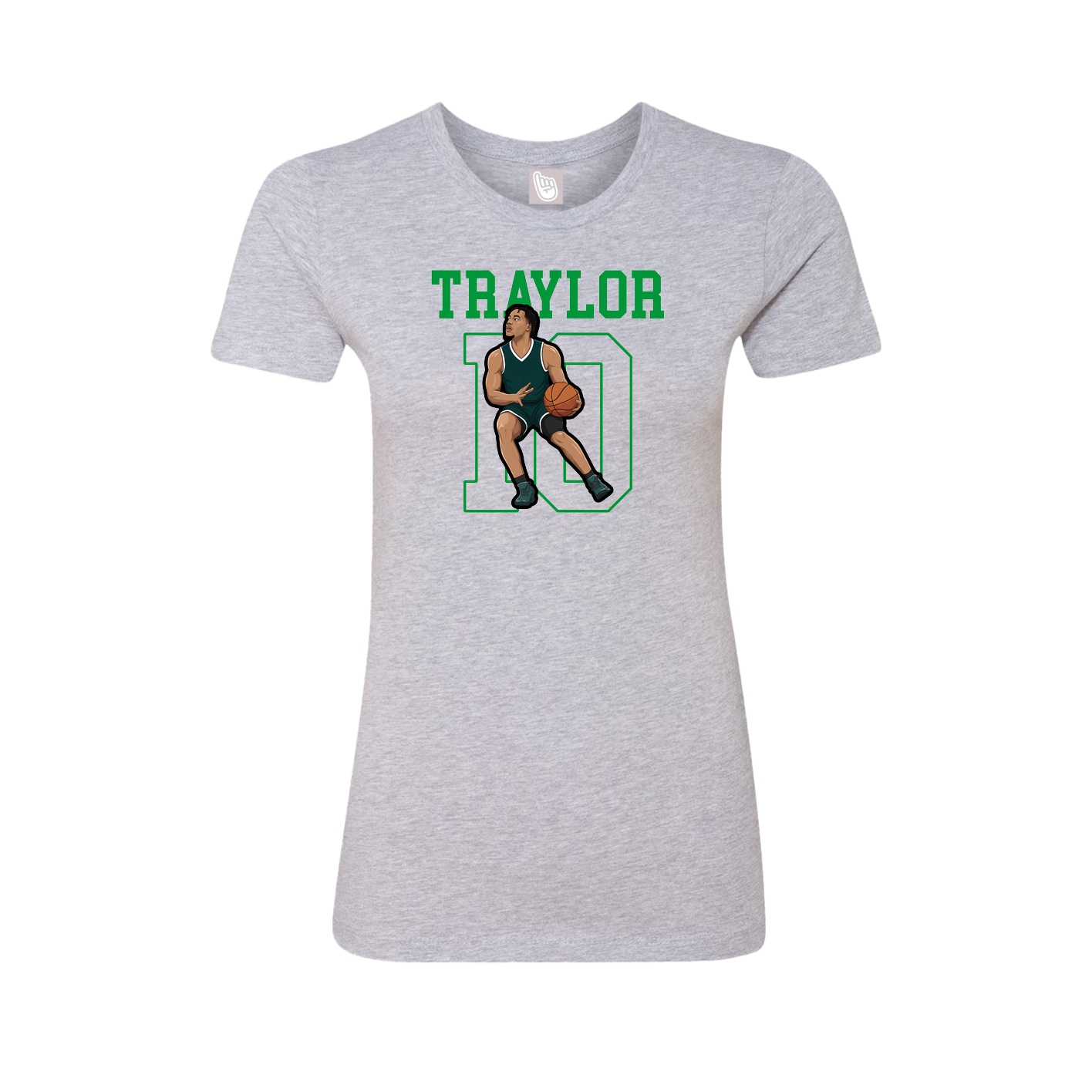 Fitted Women's Tee — Shirsey in Grey