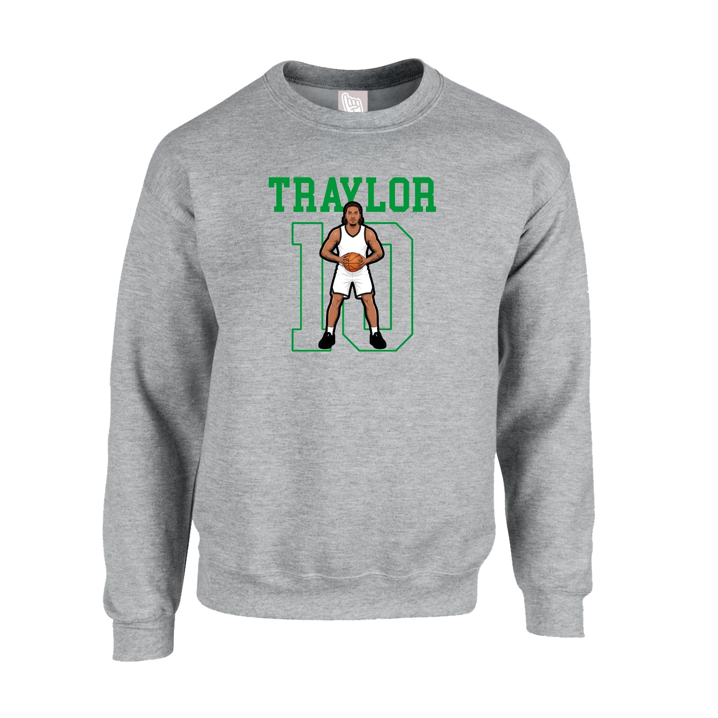 Fleece Crew — Shirsey in Grey