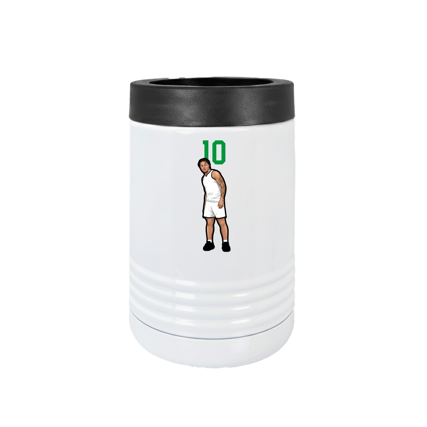 Beverage Holder — Number Top in White