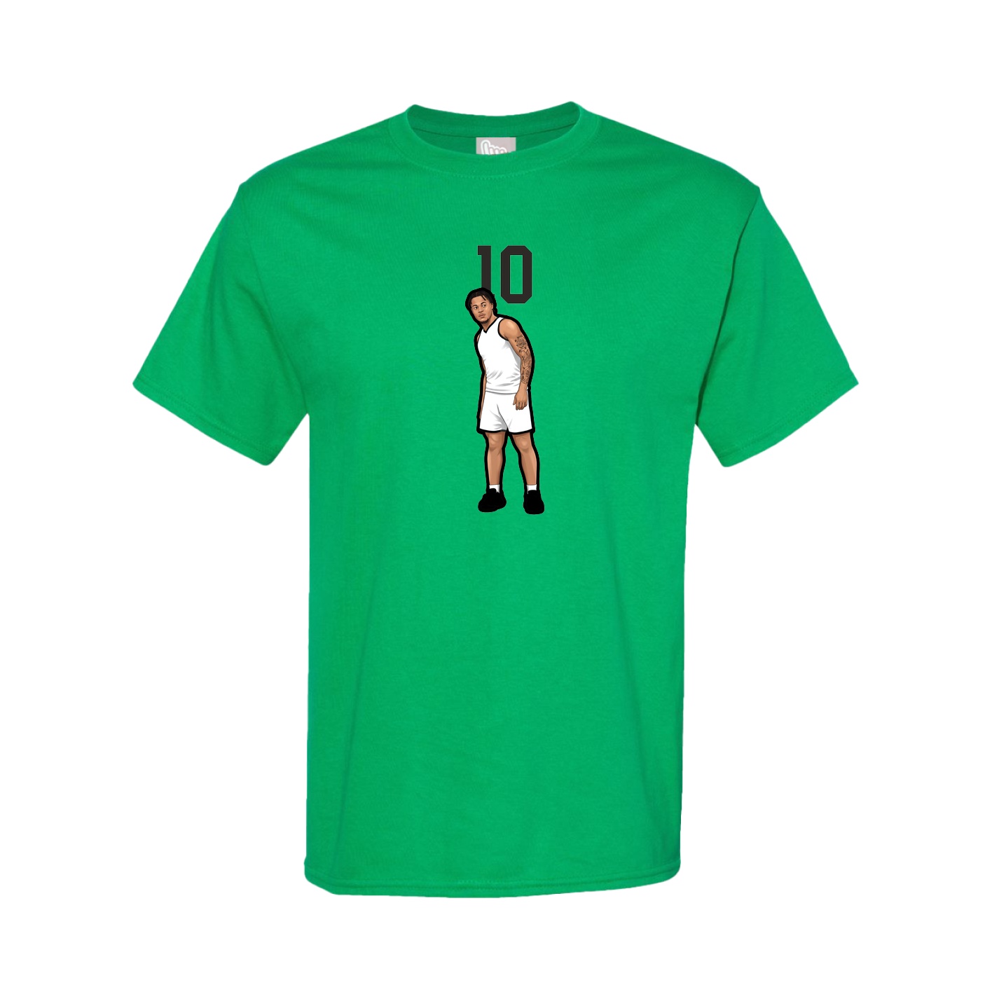 Tee — Number Top in Green
